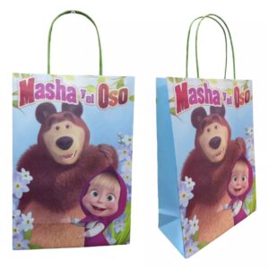 Bolsa cumpleaños Masha y el Oso 22*32 cm
