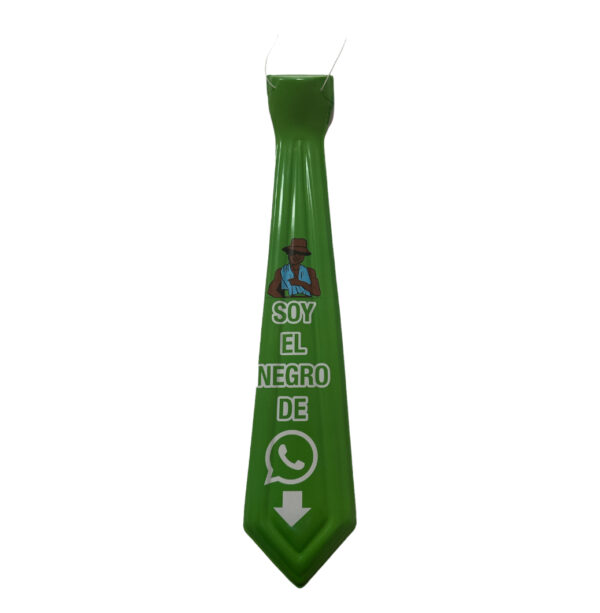 Corbata Verde Negro What!!