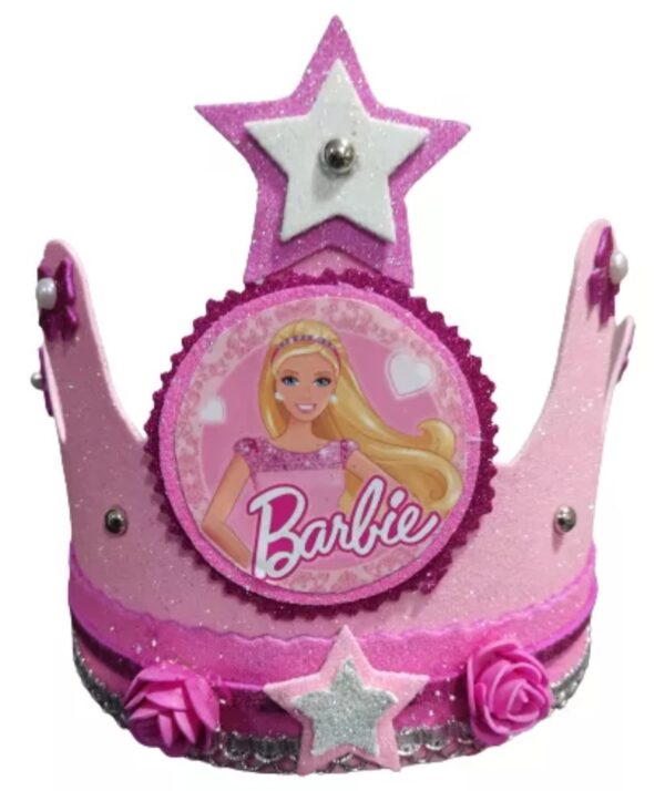 Corona cumpleaños barbie