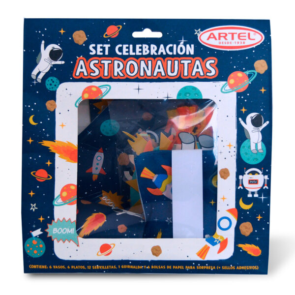 SET DE CELEBRACIÓN ASTRONAUTAS 31 PIEZAS