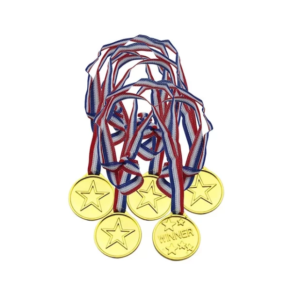 Medallas Winner Chica 6 Uni - 3,5 cm.