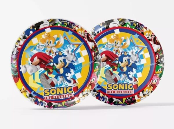 Platos de Sonic 6 unidades