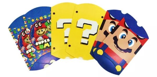 Cajas de sorpresa de Super Mario Bross 6 unidades