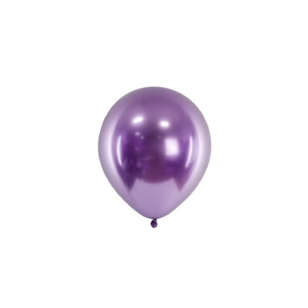 Globo Latex Cromo Morado R12 (12unds)