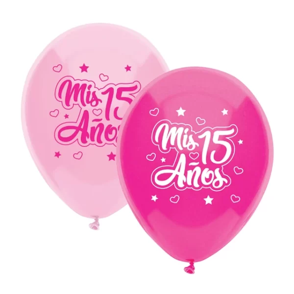 Globo #12 Metalizado Mis 15 Años