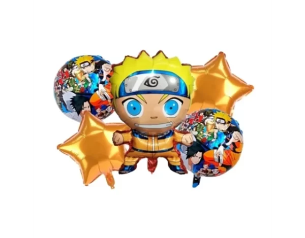 Set 5 Globos Naruto