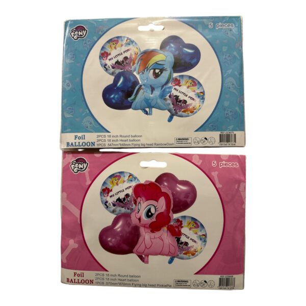 Set 5 Globos Little Pony