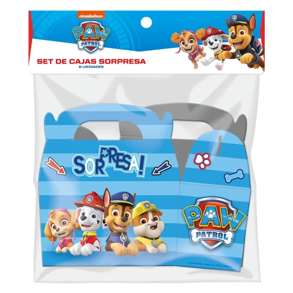 Set 6 Cajas Sorpresa Paw Patrol