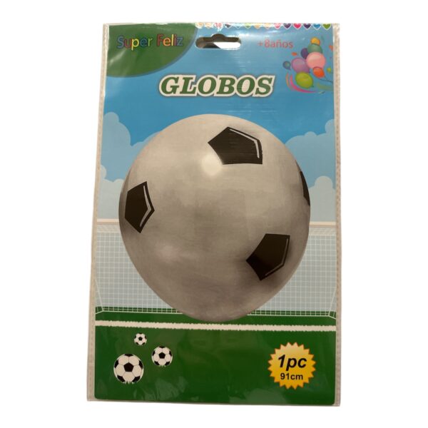 Globo futbol piñata latex