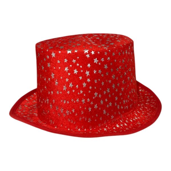 Sombrero Copa Estrellas color rojo