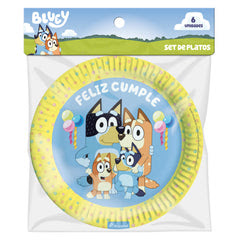 Platos Bluey (6 un)